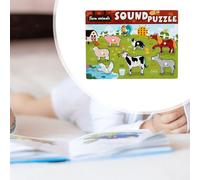 Puzzle didattico didattico sonoro per bambini di 2, 3, 4 e 5 anni, regalo di
