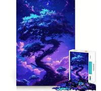Puzzle difficile "Albero del cielo notturno" per adulti, 1000 pezzi, stimola la memoria, gioco rilassante, taglio di alta qualità, regalo perfetto (38x52cm)