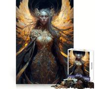 Puzzle difficile "Angelo delle Tenebre" per adulti, 1000 pezzi, per migliorare la memoria, tempo ben speso, bordi precisi, regalo speciale (50x75cm)