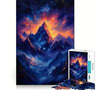 Puzzle difficile "Cima della Montagna Stellata" per adulti, 1000 pezzi, stimola la memoria, calma, evasione, bordi stretti, regalo speciale 50x75cm