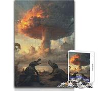 Puzzle difficile Coccodrilli in guerra per adulti, 1000 pezzi, gioco educativo per stimolare la mente, valore sentimentale, dimensioni 38x26cm