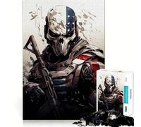 Puzzle difficile "Commando Patriottico" per adulti, 1000 pezzi, rinforza la memoria, allevia lo stress, bordo di alta qualità, opera d'arte 50x75cm