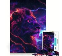 Puzzle difficile con animali spaziali per adulti, 1000 pezzi, migliora la memoria, rilassa la mente, bordi netti, elegante regalo (38x52cm)