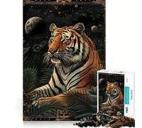 Puzzle difficile con carta dei tarocchi della tigre per adulti, 1000 pezzi, giocattolo intelligente, divertimento casual, taglio preciso, regalo artistico 50x75cm