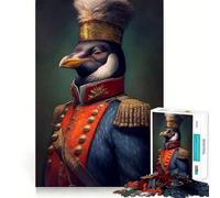 Puzzle difficile con pinguino per adulti, 1000 pezzi, gioco di logica, divertimento rilassante, opera d'arte ben definita (50x75cm)