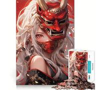 Puzzle difficile da 1000 pezzi con angelo samurai per adulti, giocattolo stimolante per la mente, ideale per momenti di relax, con taglio di qualità, (50x75cm)