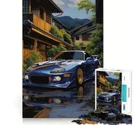 Puzzle difficile da 1000 pezzi con auto sportiva e cielo stellato per adulti, gioco di logica, legame familiare, taglio di precisione, calda sorpresa 38x26cm