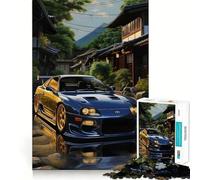 Puzzle difficile da 1000 pezzi con auto sportiva e cielo stellato per adulti, gioco di logica, legame familiare, taglio di precisione, calda sorpresa 38x26cm