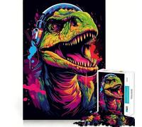 Puzzle difficile da 1000 pezzi con l'inno rock dei T Rex per adulti, ideale per rafforzare la memoria, alleviare lo stress e creare un'opera d'arte di alta qualità 38x52cm