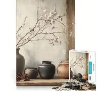 Puzzle difficile da 1000 pezzi con natura morta rustica per adulti, giocattolo intellettuale, per momenti di relax, taglio di qualità, (38x52cm)