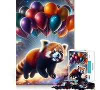 Puzzle difficile da 1000 pezzi con panda che vola nello spazio, per adulti Gioco interattivo da fare a casa, divertente da assemblare, regalo festivo (50x75cm)