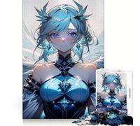 Puzzle difficile da 1000 pezzi con tema Anime Airl Angel Part per adulti, ideale per migliorare la memoria, per un'esperienza di gioco appagante, con bordi precisi e un regalo speciale (38x26cm)
