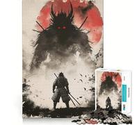Puzzle difficile da 1000 pezzi con tema Samurai Demone Giappone per adulti ideale per stimolare la memoria favorire la concentrazione creare un'atmosfera rilassante e piacevole come regalo classico