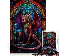 Puzzle difficile da 1000 pezzi del Drago Ruby Scalebreaker per adulti, gioco di logica fine, divertente e rilassante, con bordi precisi, regalo pensato (38x26cm)
