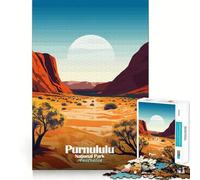 Puzzle difficile del Parco Nazionale di Purnululu per adulti, 1000 pezzi, gioco di logica, semplice e divertente, taglio di precisione, regalo di Natale (38x52cm)