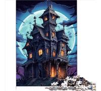 Puzzle Difficile Della Casa Stregata 1000 Pezzi Per Adulti Cartone Riciclato Premium Per Adulti Bambini Ragazzo Ragazza Regalo Disegni Colorati 1000 Pezzi(26x38 cm)