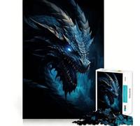 Puzzle difficile Drago al Neon per adulti, 1000 pezzi, gioco di logica, per momenti di relax, taglio liscio, regalo di alta qualità (50x75cm)