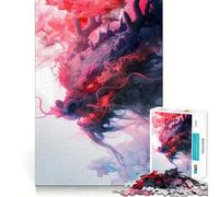 Puzzle difficile Drago Rosso per adulti, 1000 pezzi, puro gioco di logica, attività domestica, taglio netto, regalo adorabile (50x75cm)
