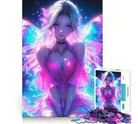 Puzzle difficile "Fate al neon" per adulti, 1000 pezzi, gioco di logica, per momenti di relax, taglio liscio, regalo di alta qualità (50x75cm)