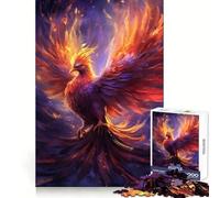 Puzzle difficile Fenice Nascente per adulti, 1000 pezzi, gioco intellettuale, momento di relax, taglio di qualità, (50x75cm)
