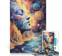 Puzzle difficile "Fiumi del Cosmo" per adulti, 1000 pezzi, rompicapo rilassante, arte da assemblare, regalo speciale (38x26cm)
