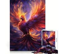Puzzle difficile "La Fenice Nascente" per adulti, 1000 pezzi, gioco di logica e abilità, per tutta la famiglia, con intagli precisi, da collezione (38x52cm)