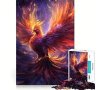 Puzzle difficile "La Fenice Nascente" per adulti, 1000 pezzi, gioco di logica e abilità, per tutta la famiglia, con intagli precisi, da collezione (38x52cm)