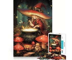 Puzzle difficile "L'ingrediente segreto" per adulti, 1000 pezzi, rinforza la memoria, allevia lo stress, bordo di alta qualità, opera d'arte 50x75cm