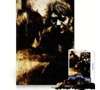 Puzzle difficile "L'uomo silenzioso nello specchio" per adulti, 1000 pezzi, rinforza la memoria, allevia lo stress, bordo di alta qualità, opera d'arte 50x75cm