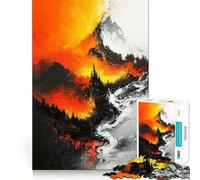 Puzzle difficile "Montagna d'Arancione" per adulti, 1000 pezzi, gioco intelligente da fare a casa, divertente da assemblare, regalo festivo (38x52cm)