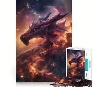 Puzzle difficile Nebulosa Drago per adulti, 1000 pezzi, gioco di logica stimolante, ideale per momenti di condivisione, bordi trasparenti, regalo perfetto (50x75cm)