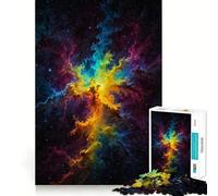 Puzzle difficile "Nebulosa Radiosa" per adulti, 1000 pezzi, migliora la memoria, rilassa la mente, bordi netti, elegante regalo (38x52cm)