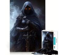 Puzzle difficile Ninja Cavaliere Oscuro Assassino per adulti, 1000 pezzi, gioco intelligente da fare a casa, divertente da assemblare, regalo festivo (38x52cm)