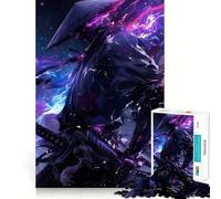 Puzzle difficile Ninja Samurai Galassia per adulti, 1000 pezzi, memory foam, facile da assemblare, immagine rilassante, regalo artistico (38x52cm)