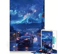 Puzzle difficile Nissan GT-R Fuji Galaxy per adulti, 1000 pezzi, stimola la memoria, gioco rilassante, taglio di alta qualità, regalo perfetto (38x26cm)