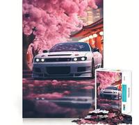 Puzzle difficile Nissan Japanese Sakura per adulti, 1000 pezzi, gioco intelligente da fare a casa, assemblaggio di immagini, regalo festivo (50x75cm)
