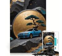 Puzzle difficile Nissan R con albero bonsai, 1000 pezzi, per adulti, stimola la memoria, gioco rilassante, taglio di alta qualità, regalo perfetto (38x52cm)