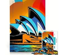 Puzzle difficile Opera Sydney Pop Art per adulti, 1000 pezzi, stimola la memoria, gioco rilassante, taglio di alta qualità, regalo perfetto (38x26cm)