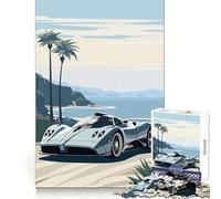 Puzzle difficile Pagani Zonda R Evo Art per adulti, 1000 pezzi, gioco intelligente da fare a casa, divertente da assemblare, regalo festivo (38x26cm)