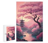 Puzzle Difficile Per Adulti 1000 PCS Cherry Blossom Serenity-13 Puzzle Per Adolescenti Ma Divertenti E Umoristici, Impegnativi Da Completare, Regali Antistress 1000 PCS