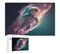 Puzzle Difficile Per Adulti 1000 PCS Cosmic Astronaut Journey-1 Puzzle Per Adulti Giochi Divertenti Decorazione Per La Casa Sfida Educativa 1000 PCS