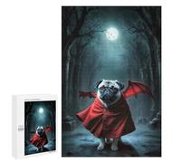 Puzzle Difficile Per Adulti 1000 PCS Grumpy Pug Vampire Puzzle Per Adulti Gioco Rompicapo Regalo Di Compleanno Regalo Di Compleanno, Regali, 1000 PCS