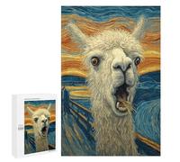 Puzzle Difficile Per Adulti 1000 PCS Llama Art Print, Funny Animal Wall Decor Puzzle Per Adolescenti Ma Divertenti E Umoristici, Impegnativi Da Completare, Regali Antistress 1000 PCS