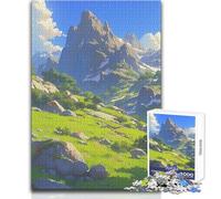Puzzle difficile per adulti 1000 pezzi Anime Natura meravigliosa Rilassante Tempo tranquillo Divertimento Precisione rigorosa Giocattolo da gioco standard Dimensioni 38x26cm