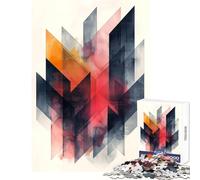 Puzzle difficile per adulti 1000 pezzi arte geometrica astratta decorazione per la casa giocattoli regali per donne uomini giochi rilassanti impegnativo da completare dimensioni 50x75cm