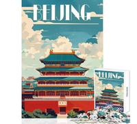 Puzzle difficile per adulti 1000 pezzi Beijing Splendor fai da te giocattoli regalo compleanno gioco pratico collezione di artisti belle arti dimensioni 38x26cm