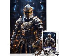 Puzzle difficile per adulti 1000 pezzi Cavaliere decorato in armatura scintillante Giocattolo educativo Ottimo regalo per giochi Giochi educativi Collezione di artisti Belle arti Dimensioni 50x75cm