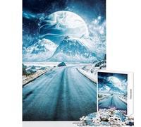 Puzzle difficile per adulti 1000 pezzi Chill Road Toy Decorazione da parete Opera d'arte Regalo Gioco pratico Collezione di artisti Belle arti Dimensioni 38x52cm