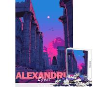 Puzzle difficile per adulti 1000 pezzi città di Alessandria giocattolo decorazione da parete opera d'arte regalo gioco pratico collezione di artisti belle arti dimensioni 38x52cm