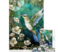 Puzzle difficile per adulti 1000 pezzi Colibrì Kintsugi Art Giocattoli antistress Regali di Babbo Natale segreto Giochi per famiglie Sfida educativa Dimensioni 50x75cm